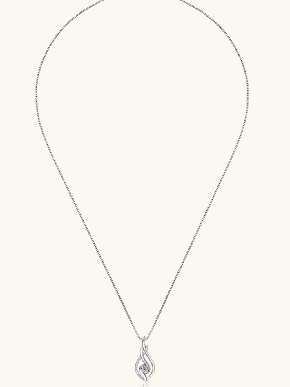 Solvivra Eternal Gleam Moissanite Necklace