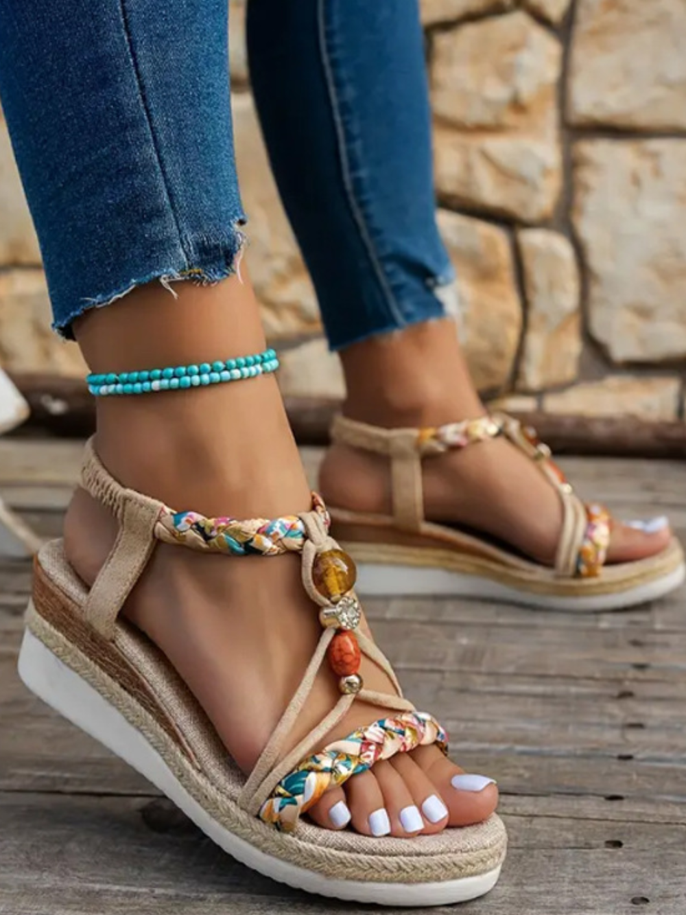 Solvivra Terra Tread Woven Sandals