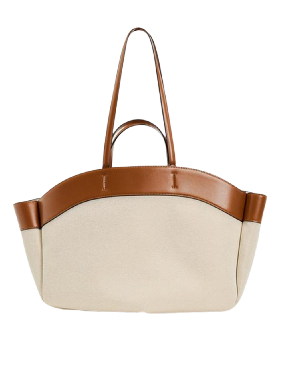 Solvivra Two-Tone Canvas Shoulder Bag