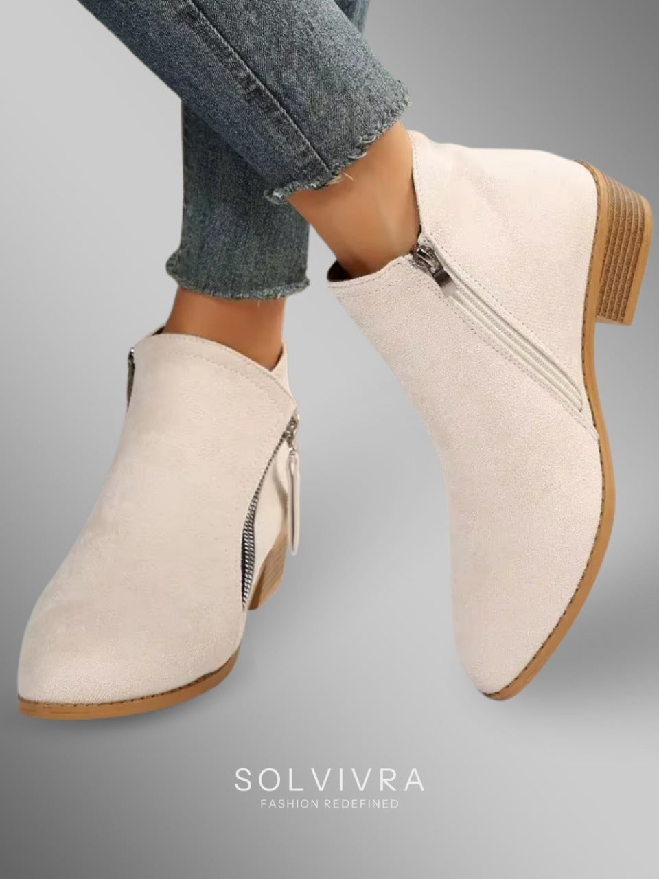 Solvivra Stomp in Style Ankle Boots