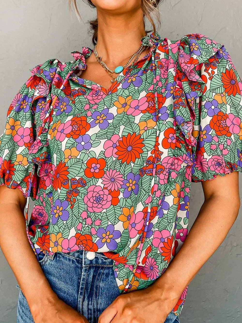 Solvivra Summer Bloom Top
