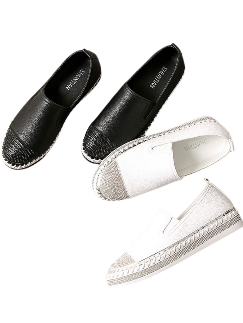 Solvivra Glitz Step Loafers