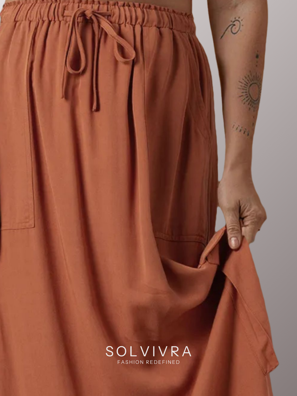 Solvivra Biscotti Belle Drawstring Skirt
