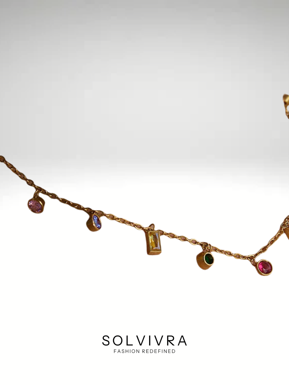 Solvivra Crystal Crown Necklace