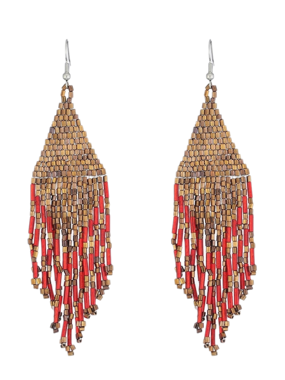 Solvivra Cascade Charm Beaded Dangle Earrings