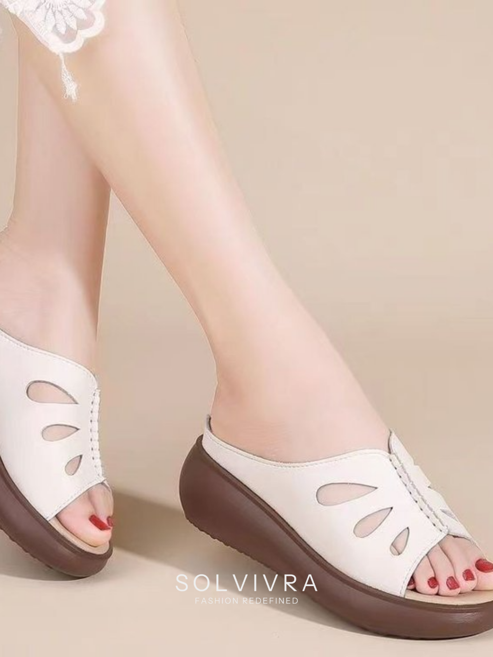 Solvivra Petal Step Comfort Slides