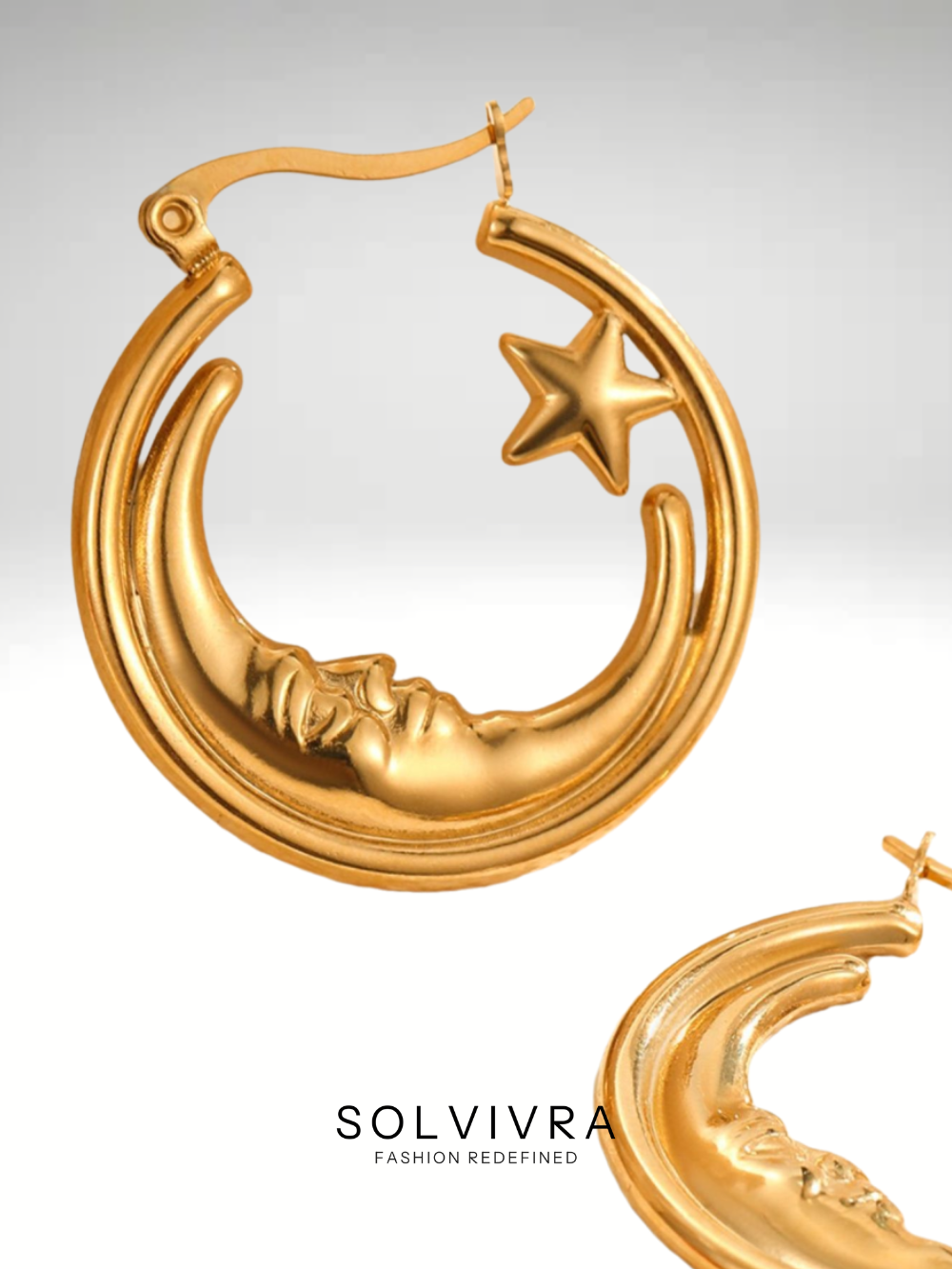 Solvivra Starstruck Hoop Earrings