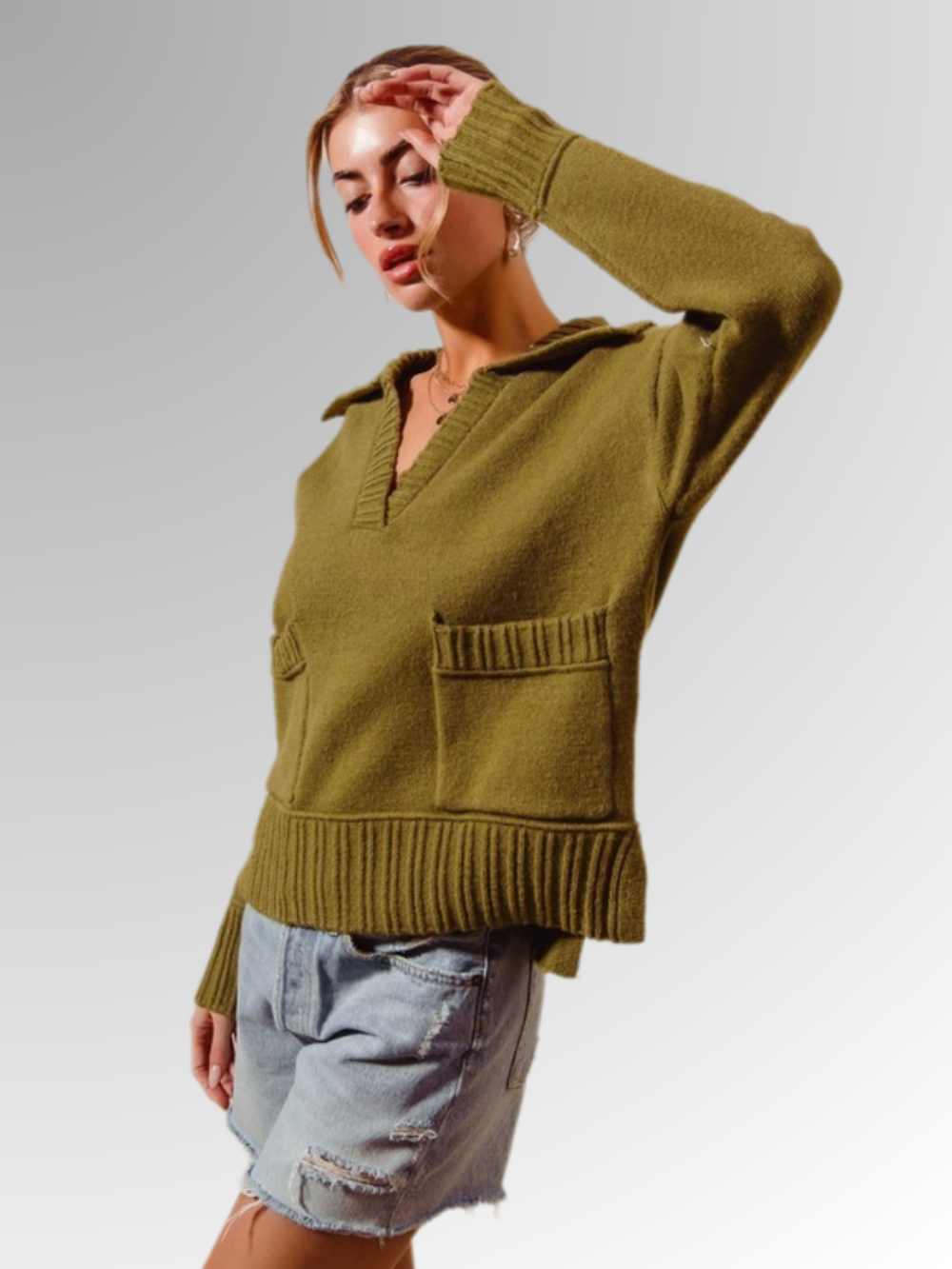 Solvivra Pocket Flap Pullover