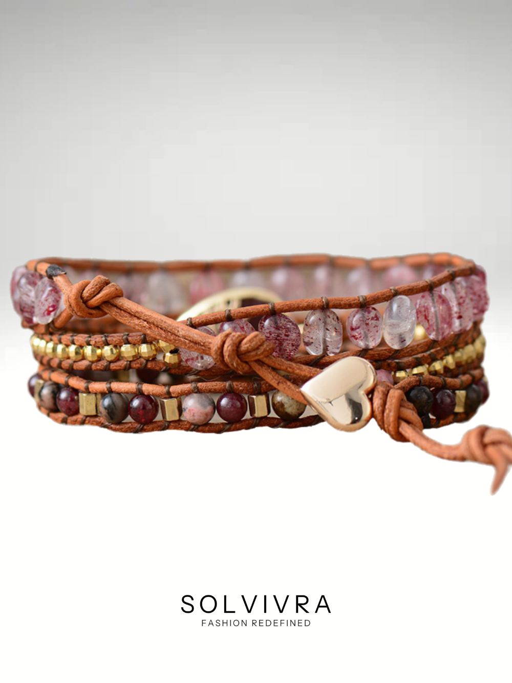 Natural Stone Layered Bracelet