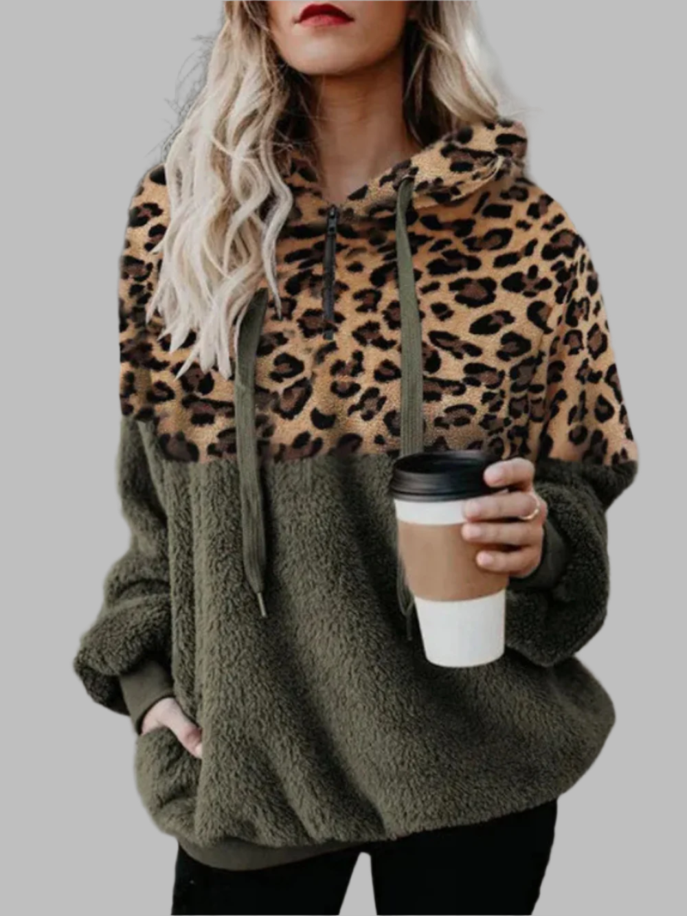 Solvivra Safari Velvet Plush Hoodie