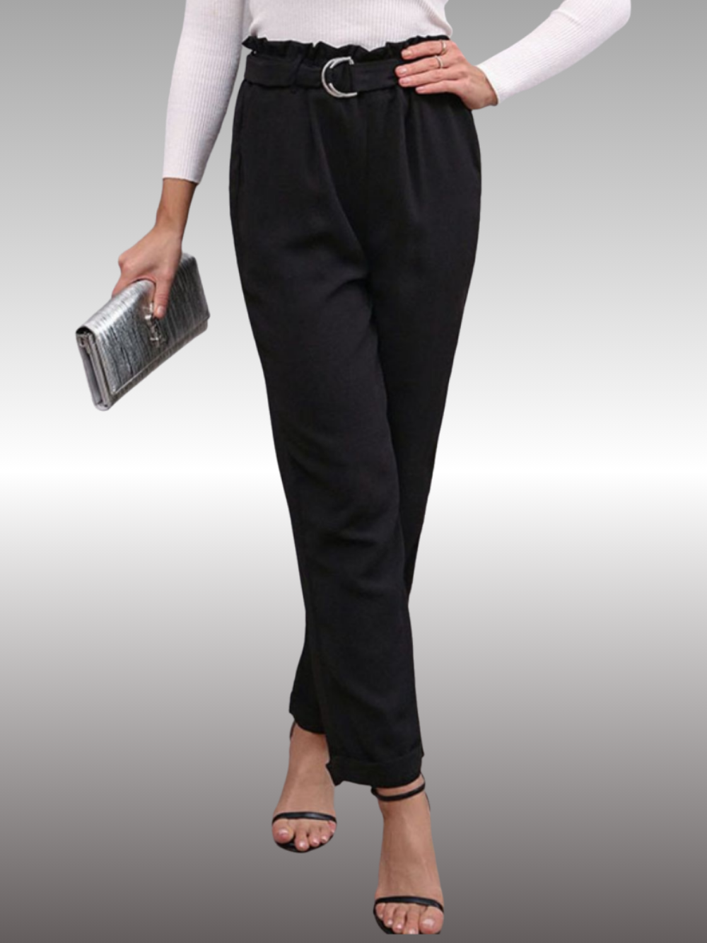 Solvivra Glam Gather Waist Pants