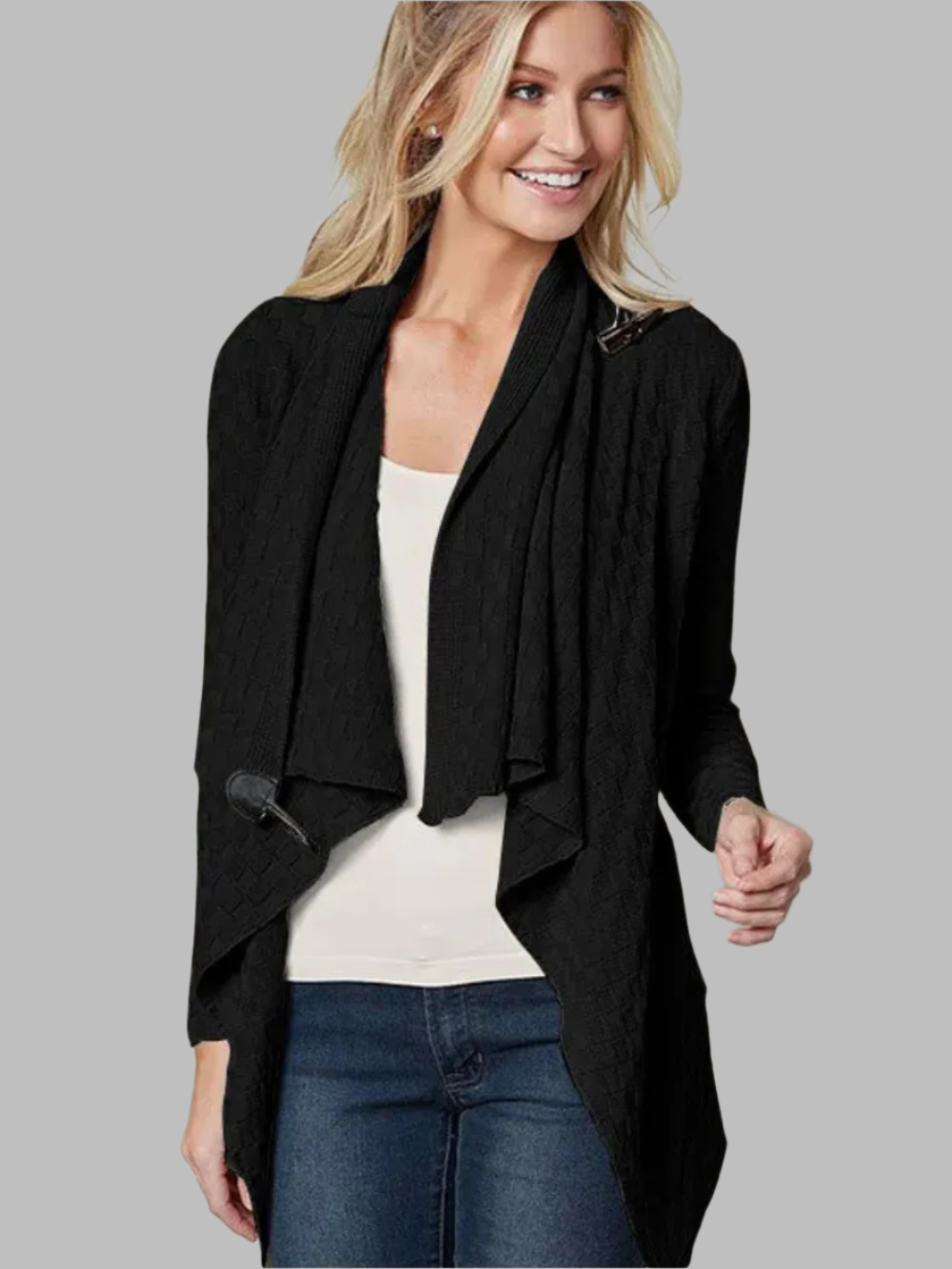 Solvivra Twist Weave Cardigan