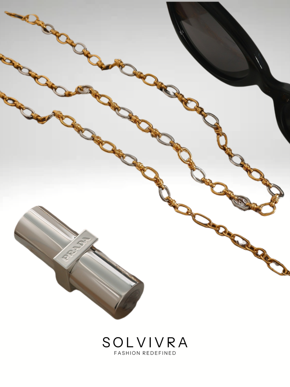 Solvivra Dual Glow Chain Bracelet and Necklace Set