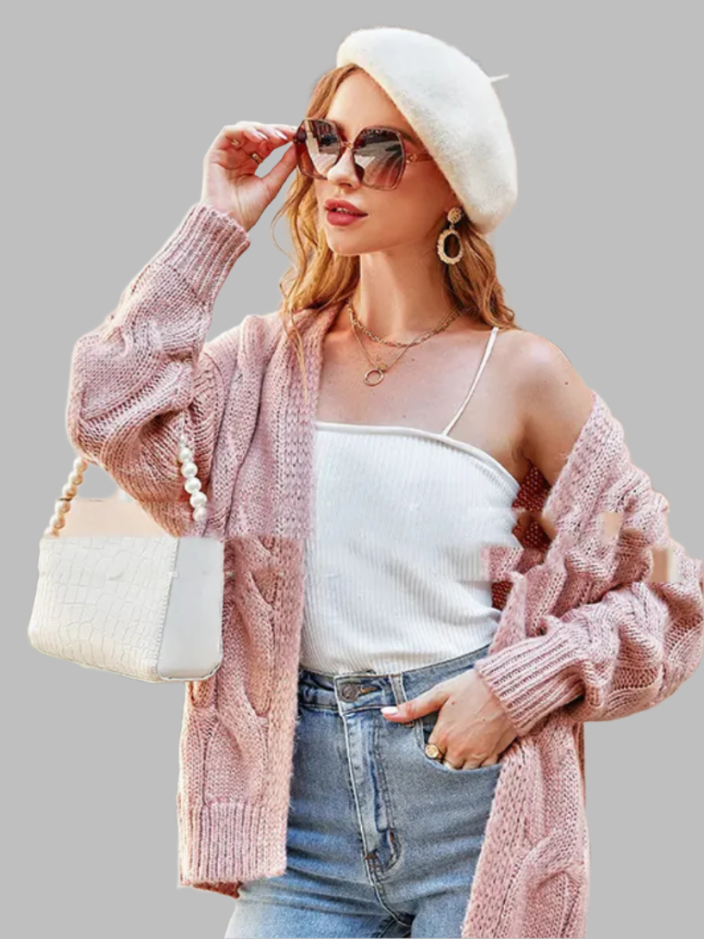 Solvivra Sweet Peony Cardigan