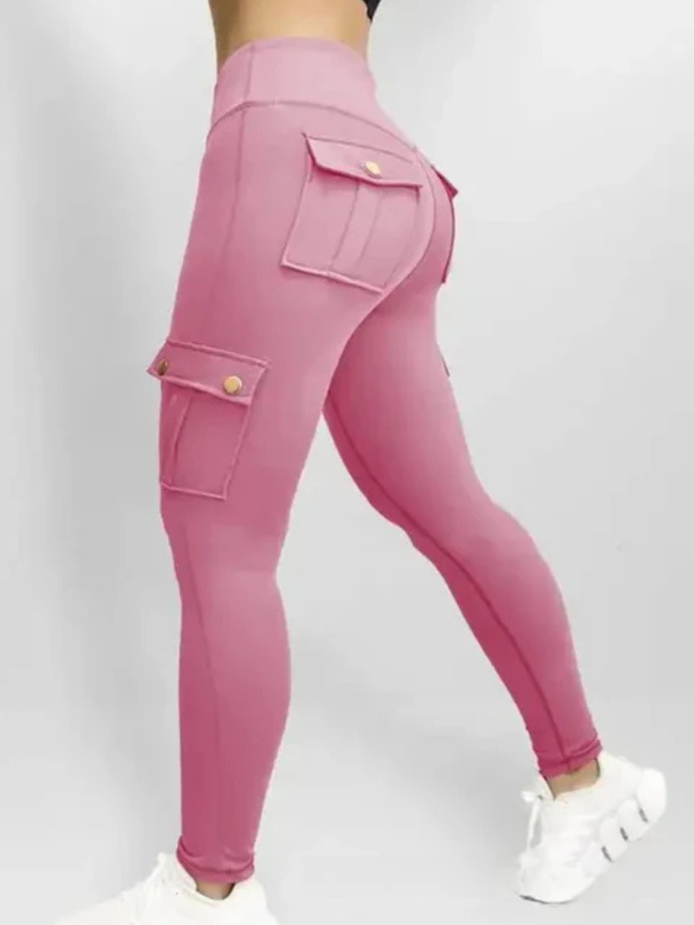 Solvivra High Waist Cargo Fit Pants