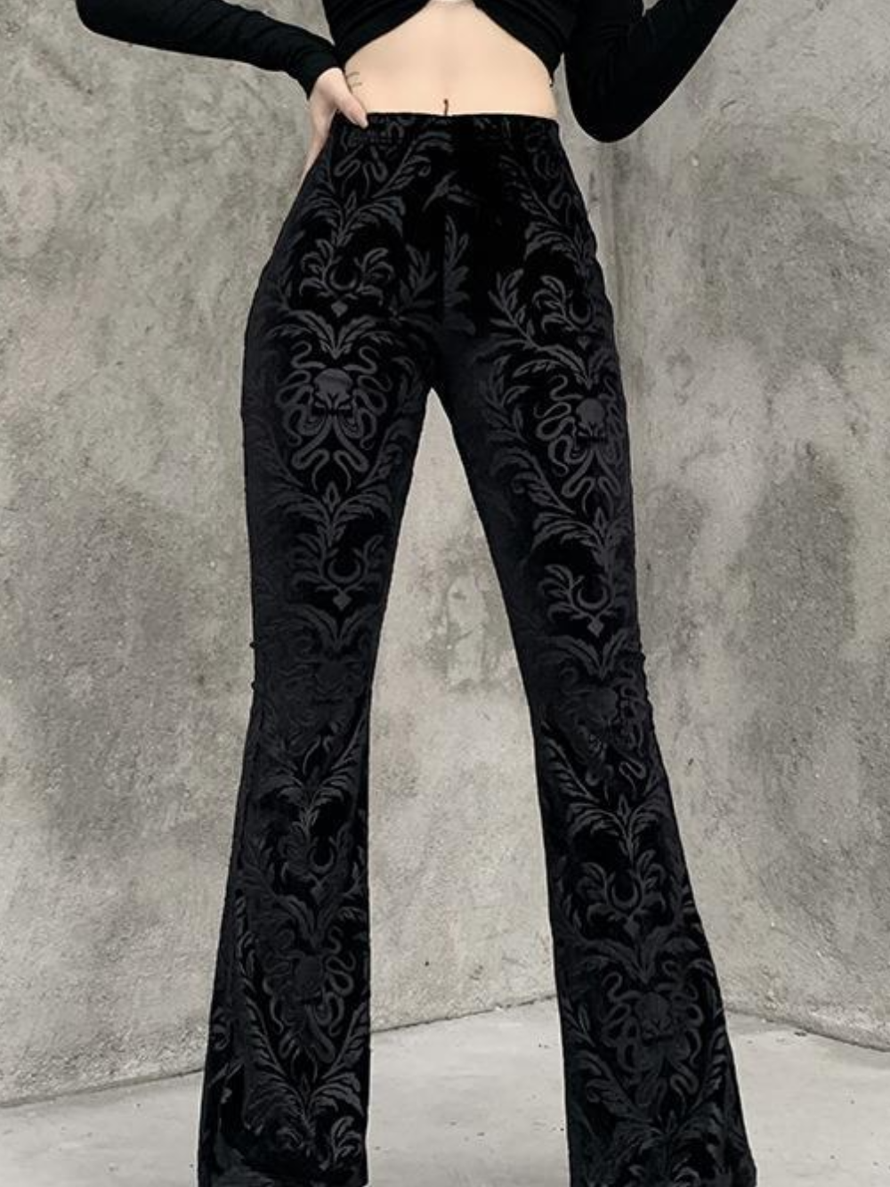 Solvivra Charcoal Chic Trousers