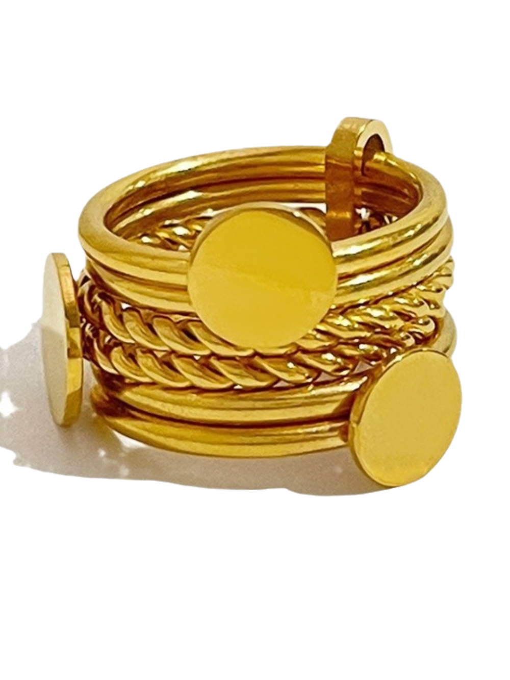 Solvivra Opulen Wide Band Ring
