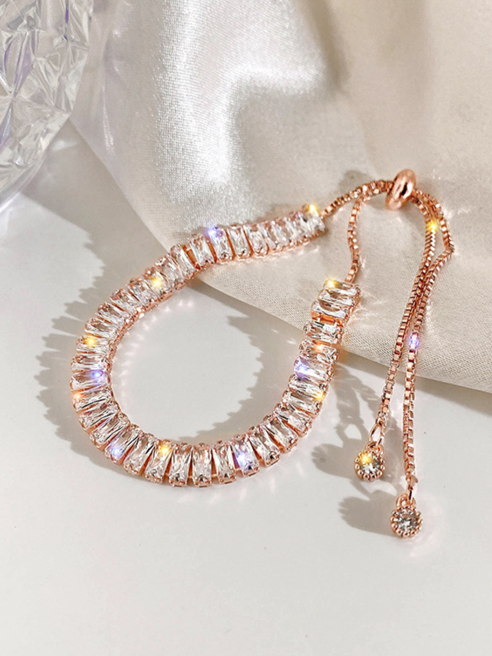 Solvivra Glimmer Link Adjustable Bracelet