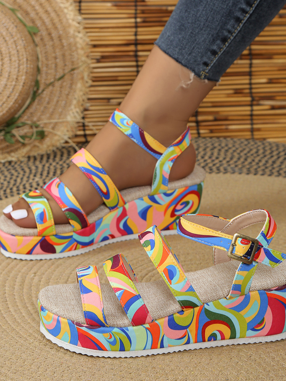 Solvivra Viva Step Buckle Sandals