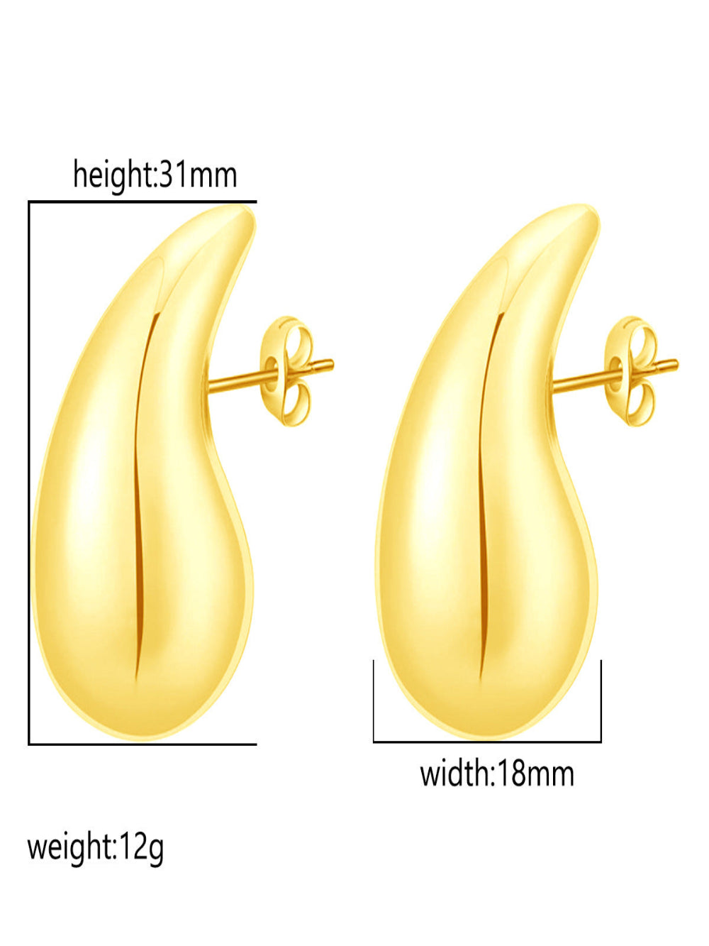 Solvivra Ionique Droplet Earrings