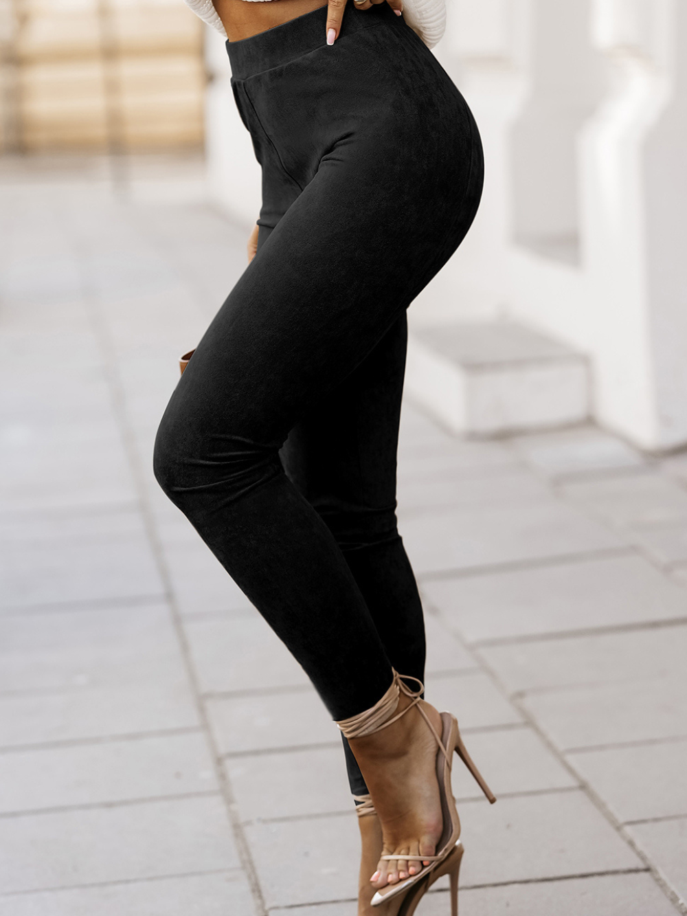 Solvivra Sleek Form High-Waist Skinny Leggings