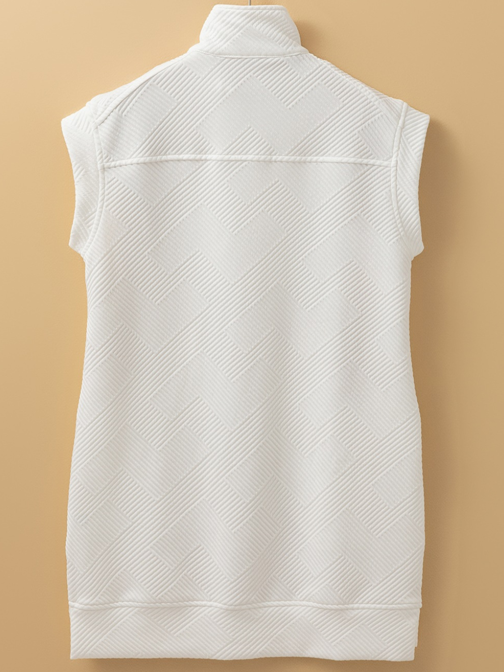 Solvivra Zip Charm Textured Mini Dress