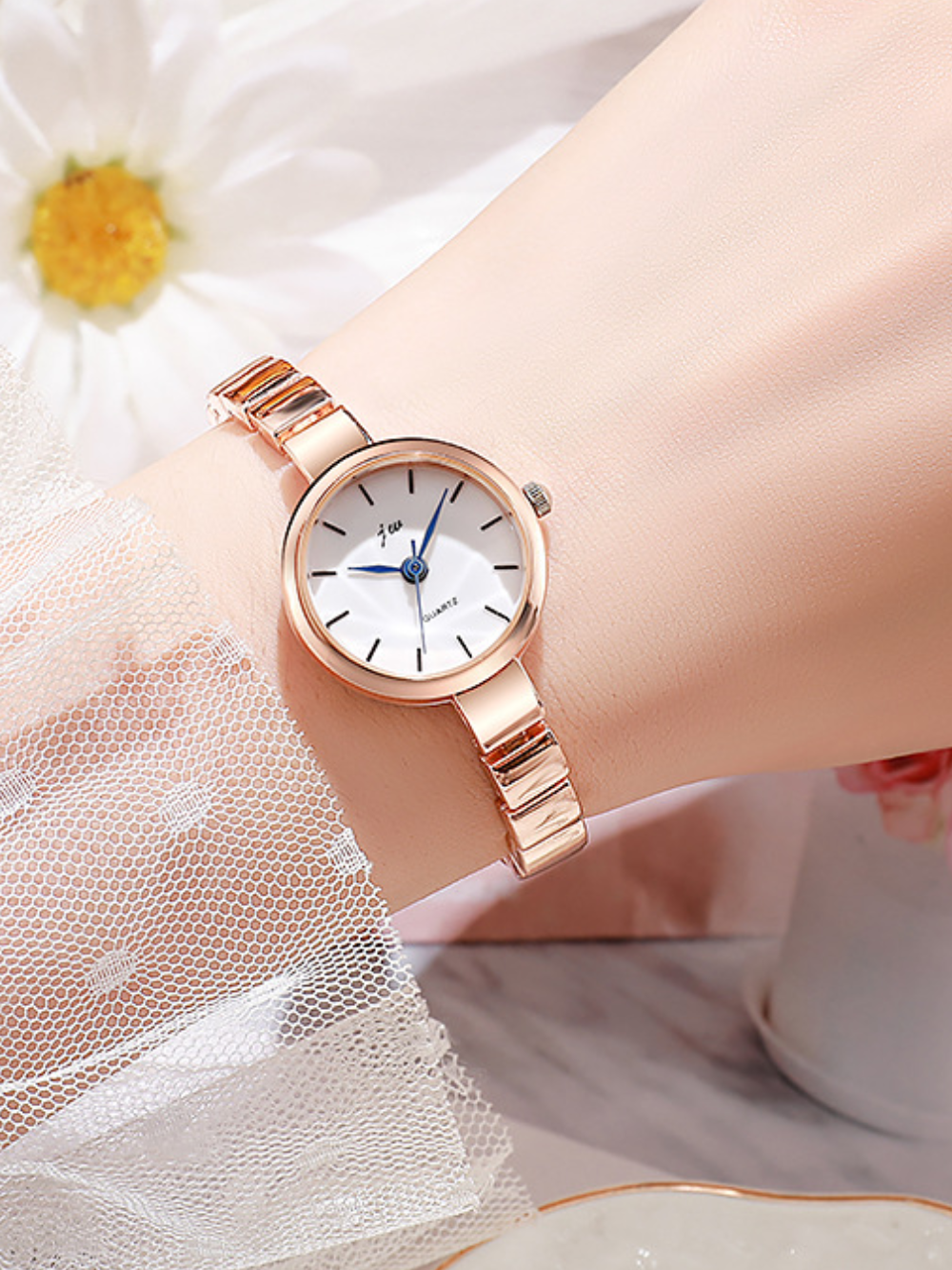 Solvivra Chrome Luxe Ladies Watch