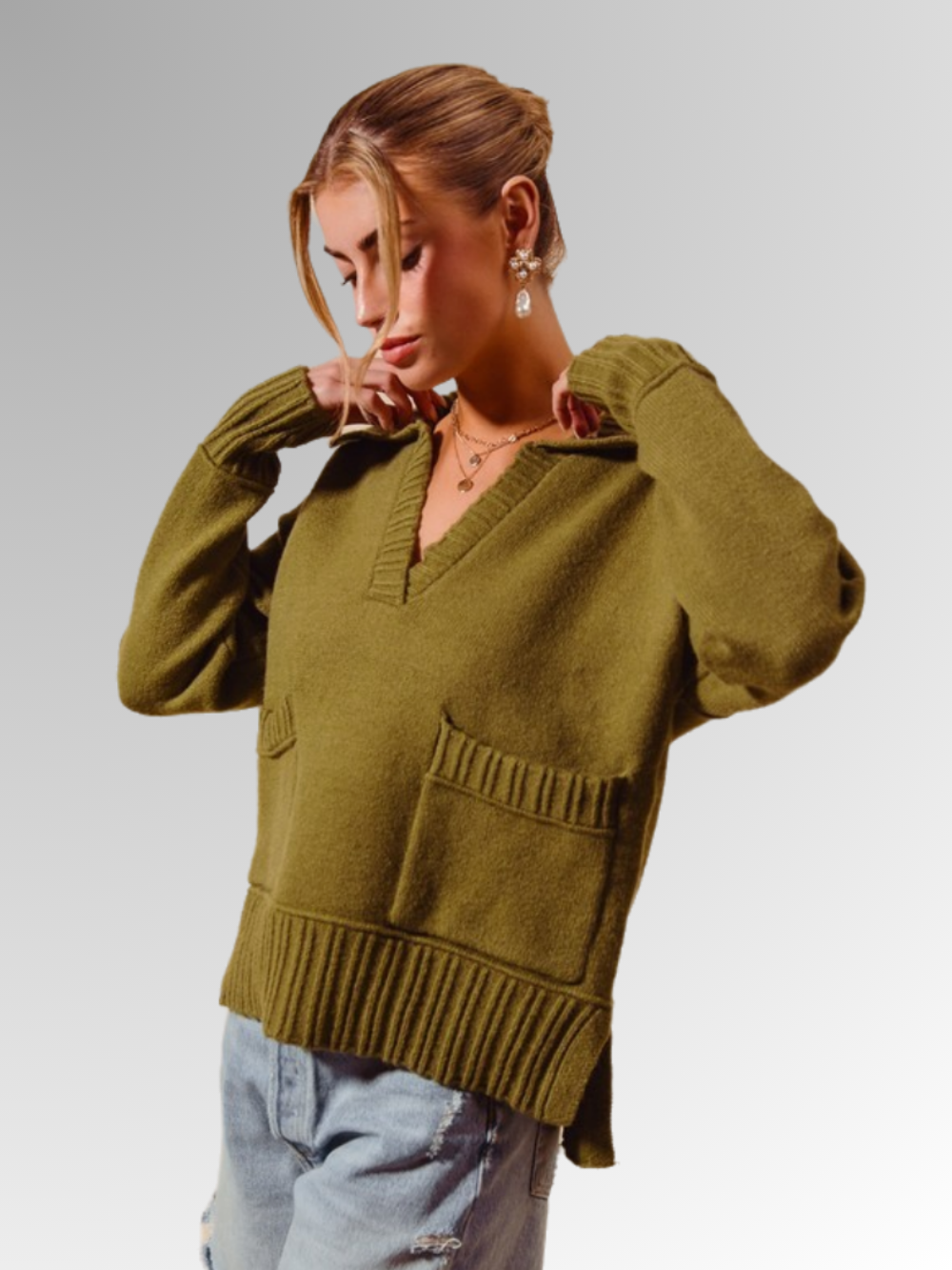 Solvivra Pocket Flap Pullover