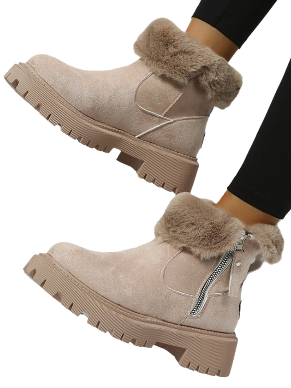 Solvivra Suede Snug Luxe Boots