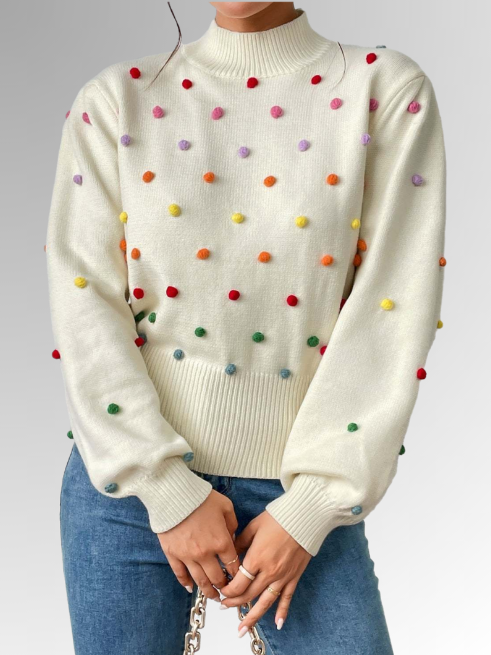 Solvivra Playful Puff Sweater