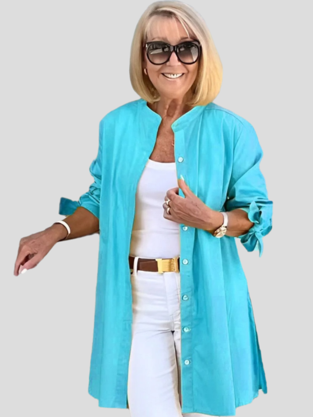 Solvivra Luxeline Stand Collar Top