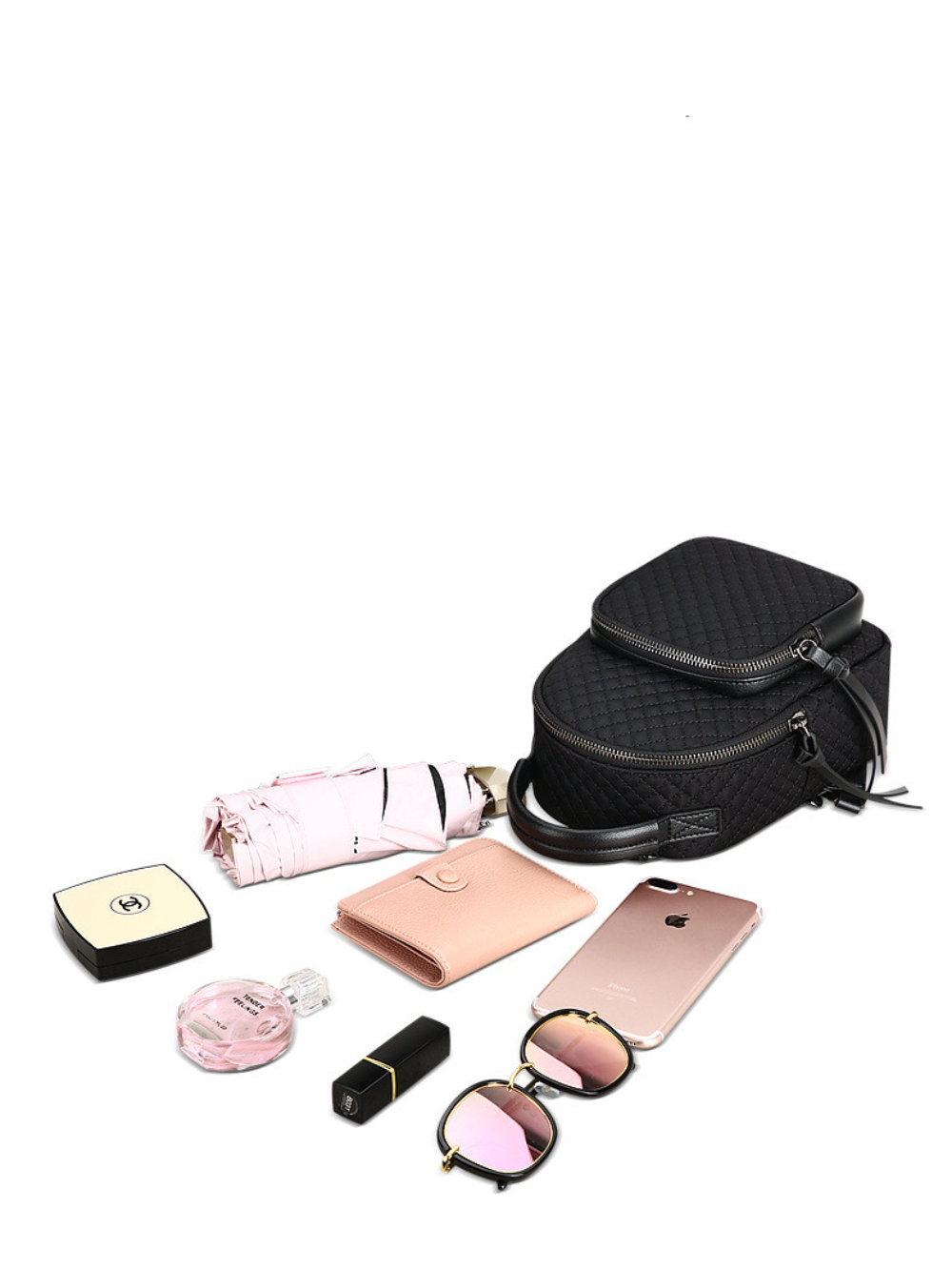 Solvivra Grid Line Barrel Small Backpack
