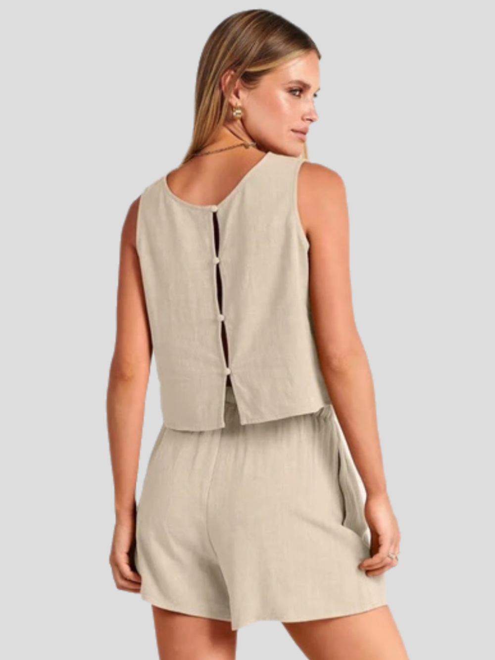 Solvivra Tropical Ease Drawstring Summer Set