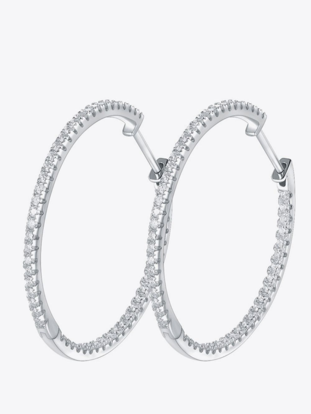 Solvivra Glimmer Vow Hoop Earrings