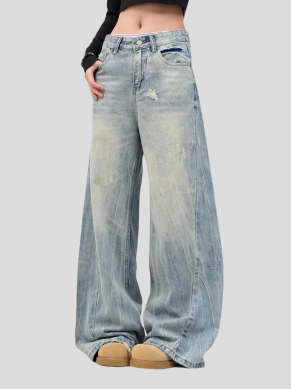 Solvivra Worn Soul Baggy Jeans