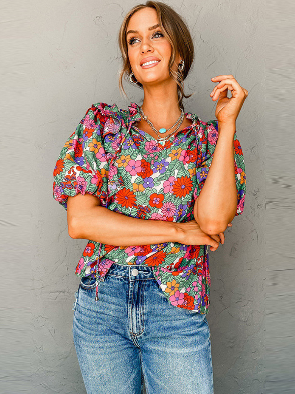 Solvivra Summer Bloom Top