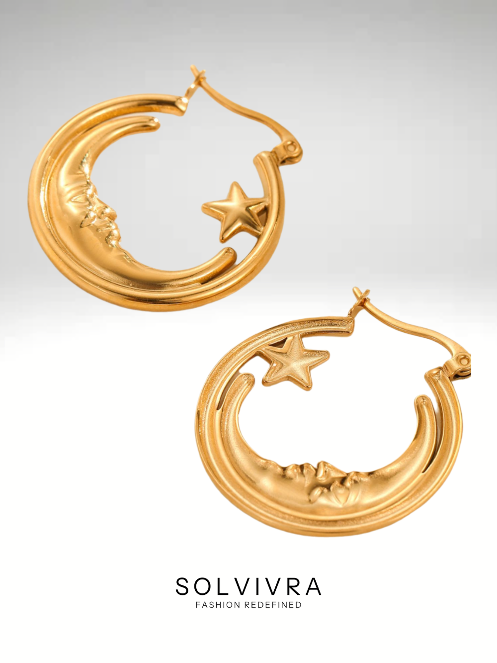 Solvivra Starstruck Hoop Earrings