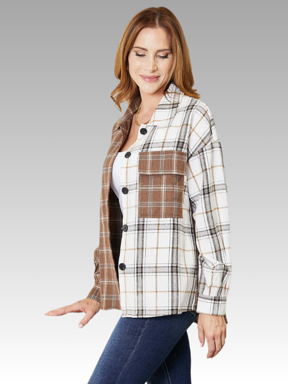 Solvivra Plaid Switch Jacket