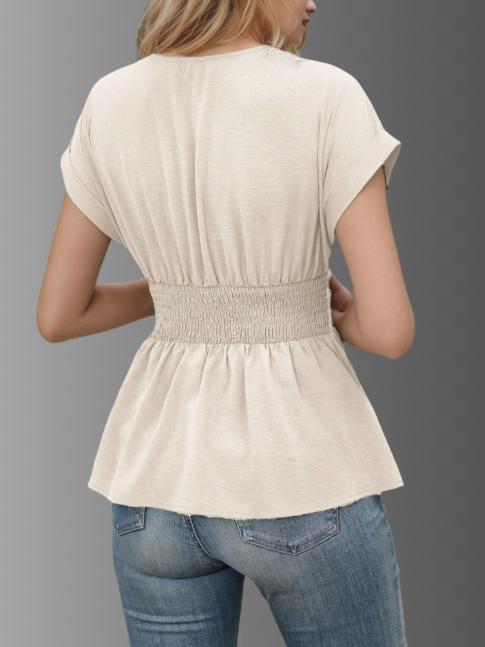 Solvivra Aura Wrap Short Sleeve Top