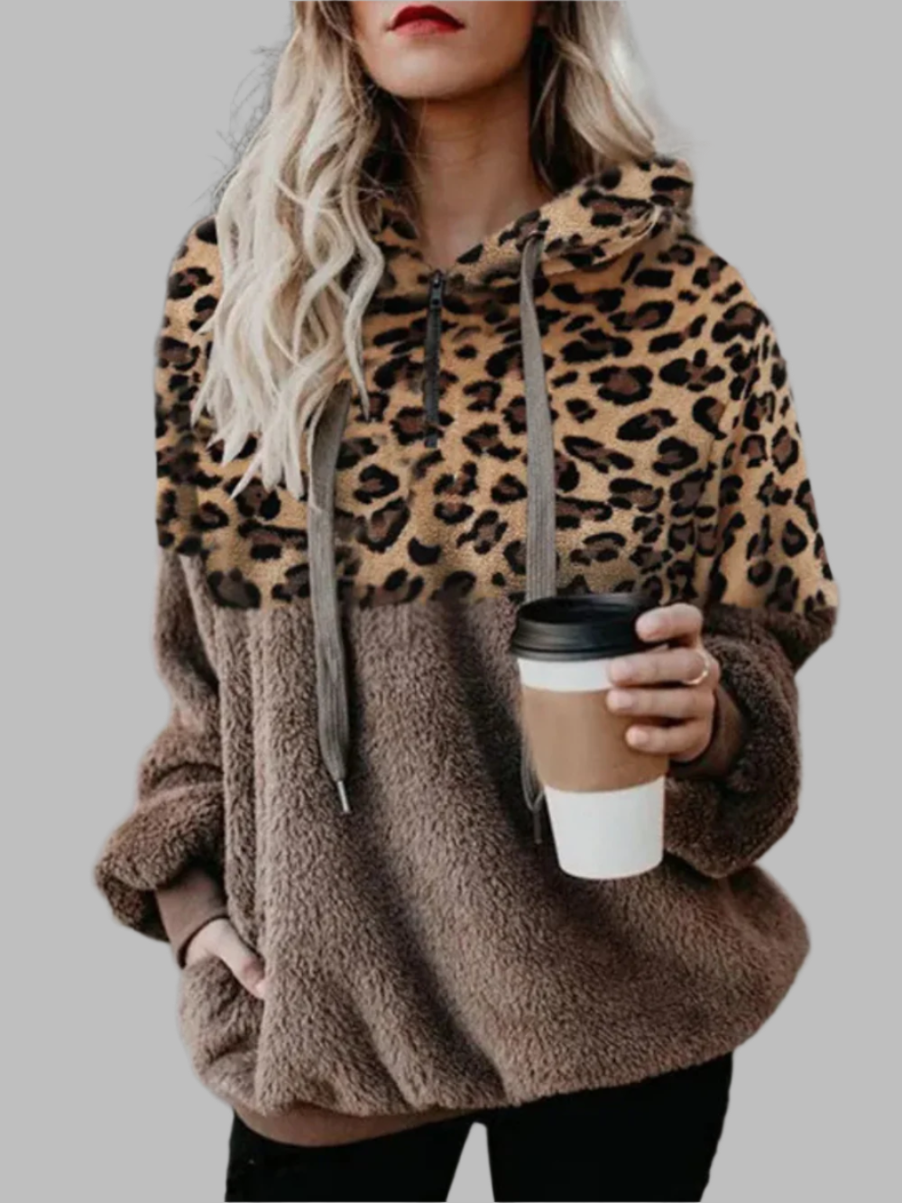 Solvivra Safari Velvet Plush Hoodie