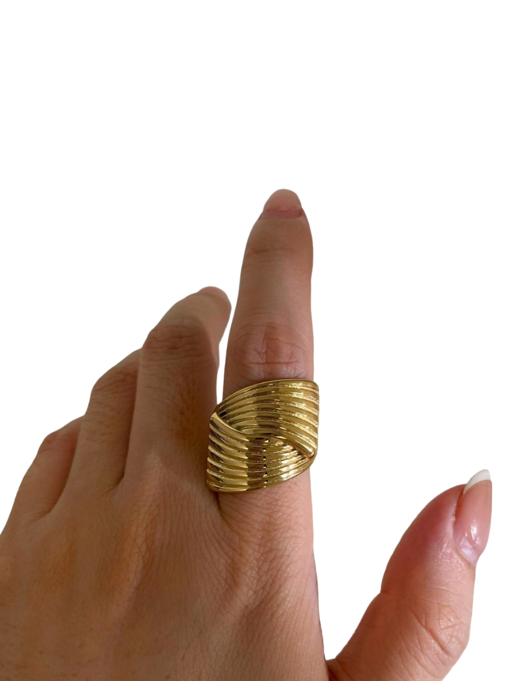 Solvivra Twynn Tides 2-pc Stainless Ring