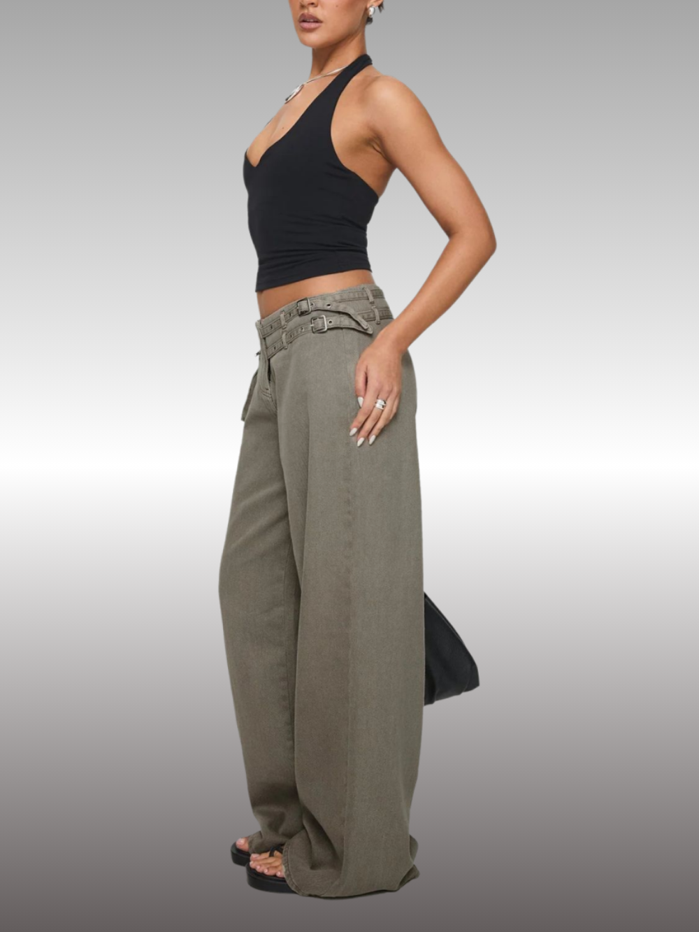 Solvivra Freedom Fit Wide Leg Pants