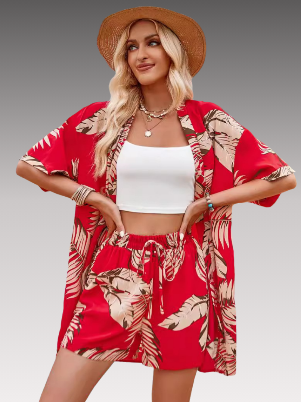 Solvivra Leaf Me Alone Top and Short Set