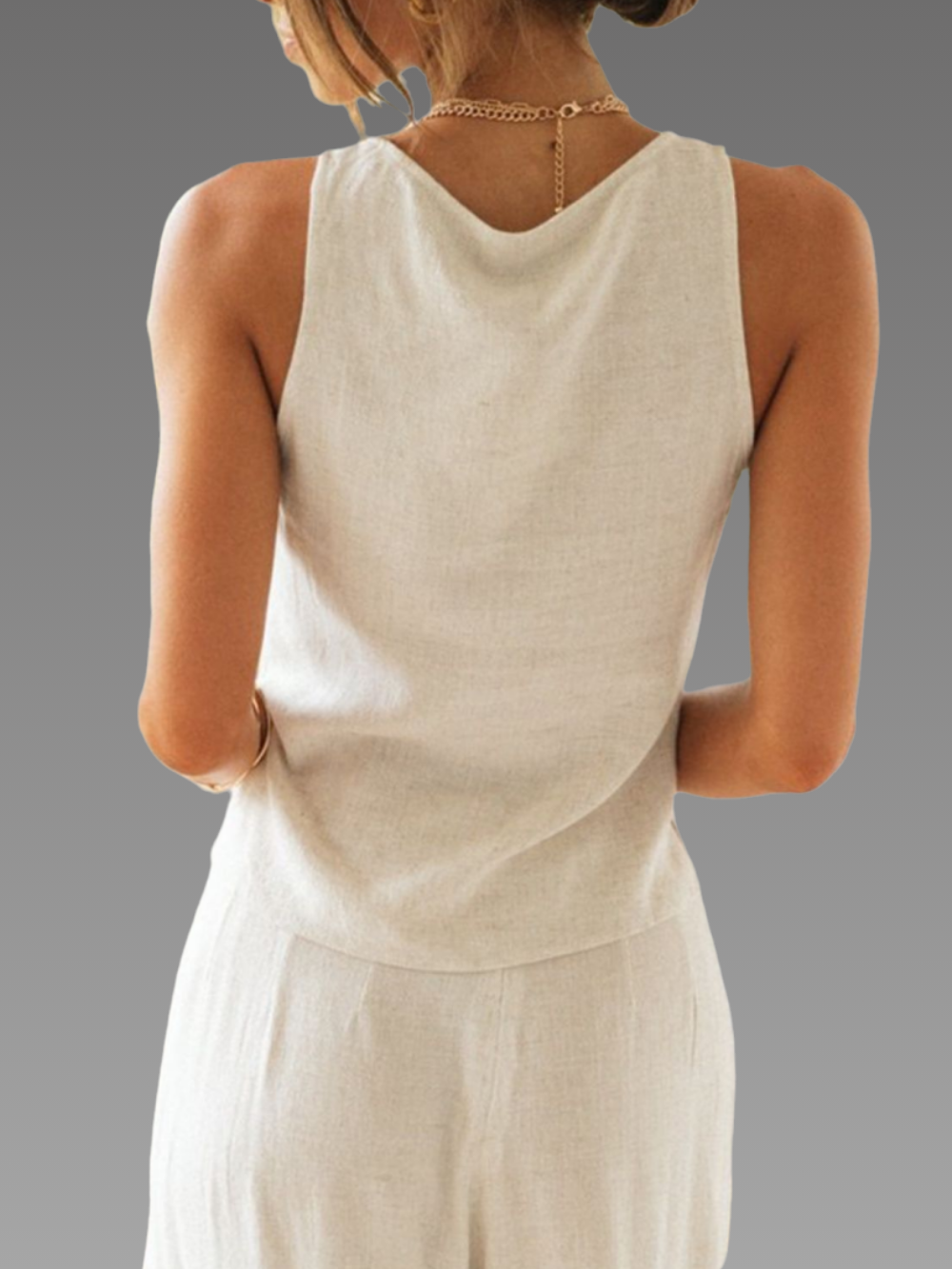 Solvivra Tied and Timeless Top and Pants Set