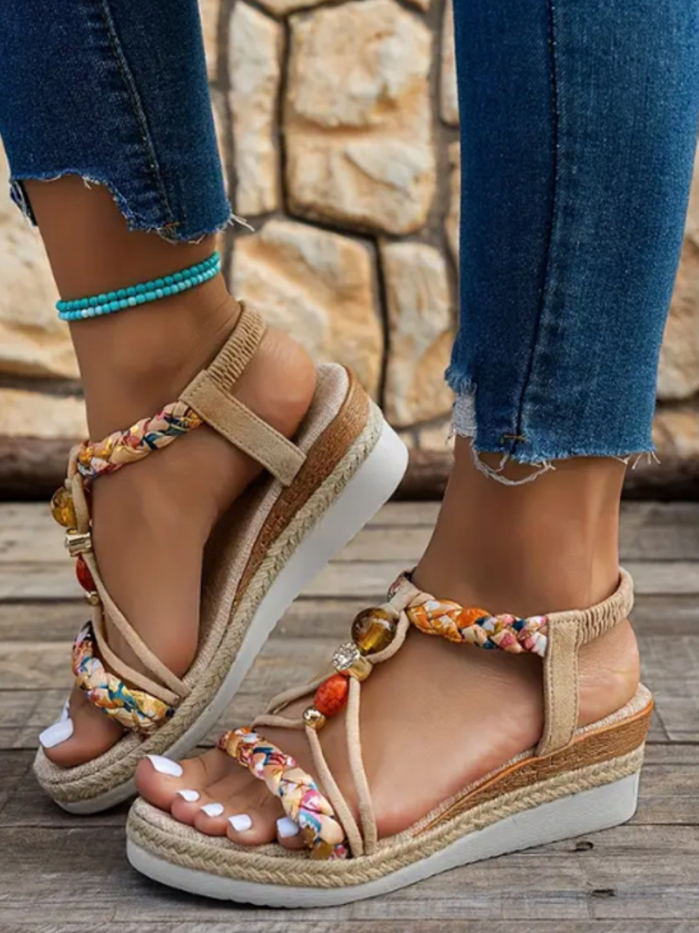 Solvivra Terra Tread Woven Sandals