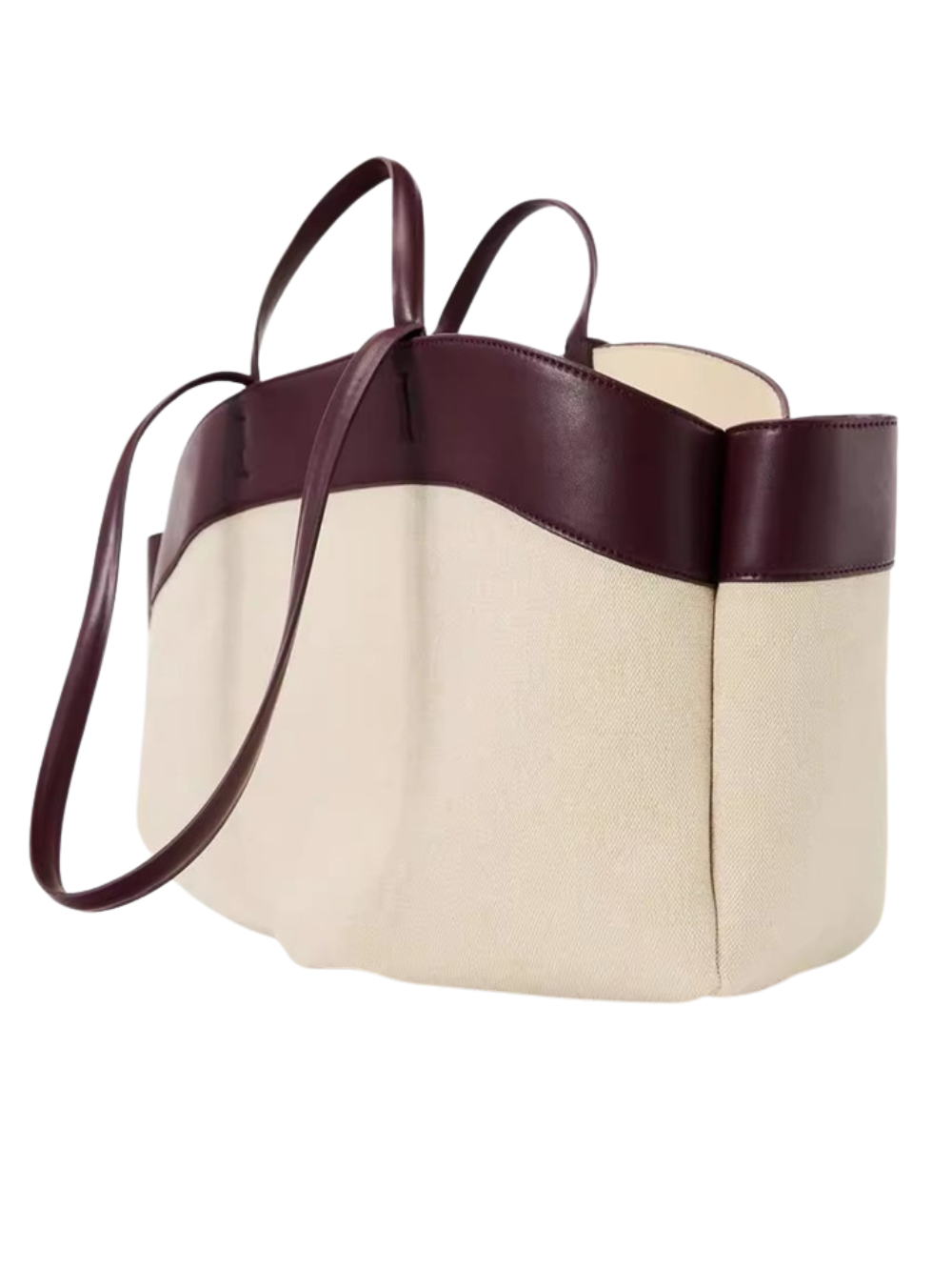 Solvivra Two-Tone Canvas Shoulder Bag