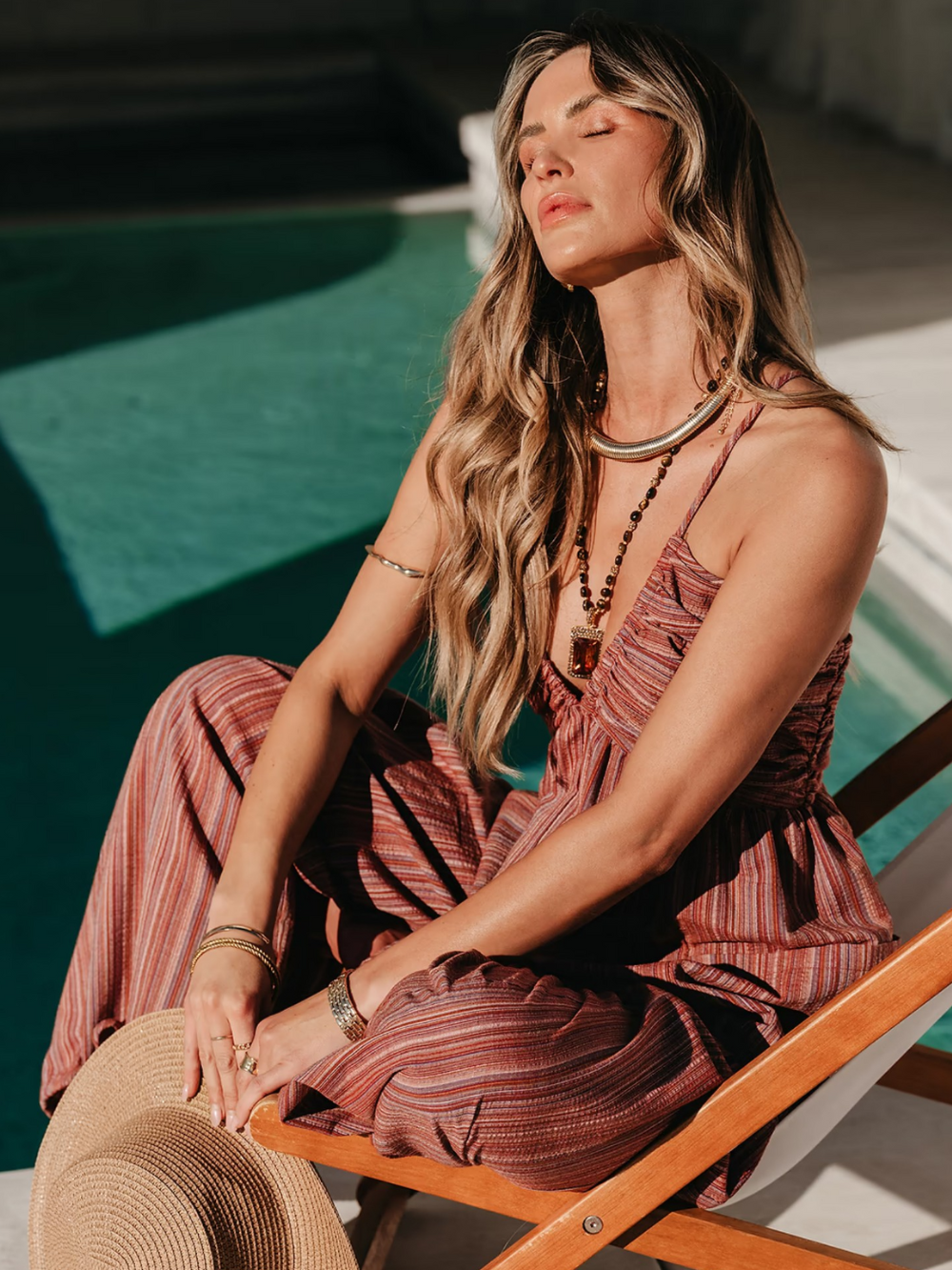 Solvivra Saffron Coast Wide-Leg Jumpsuit