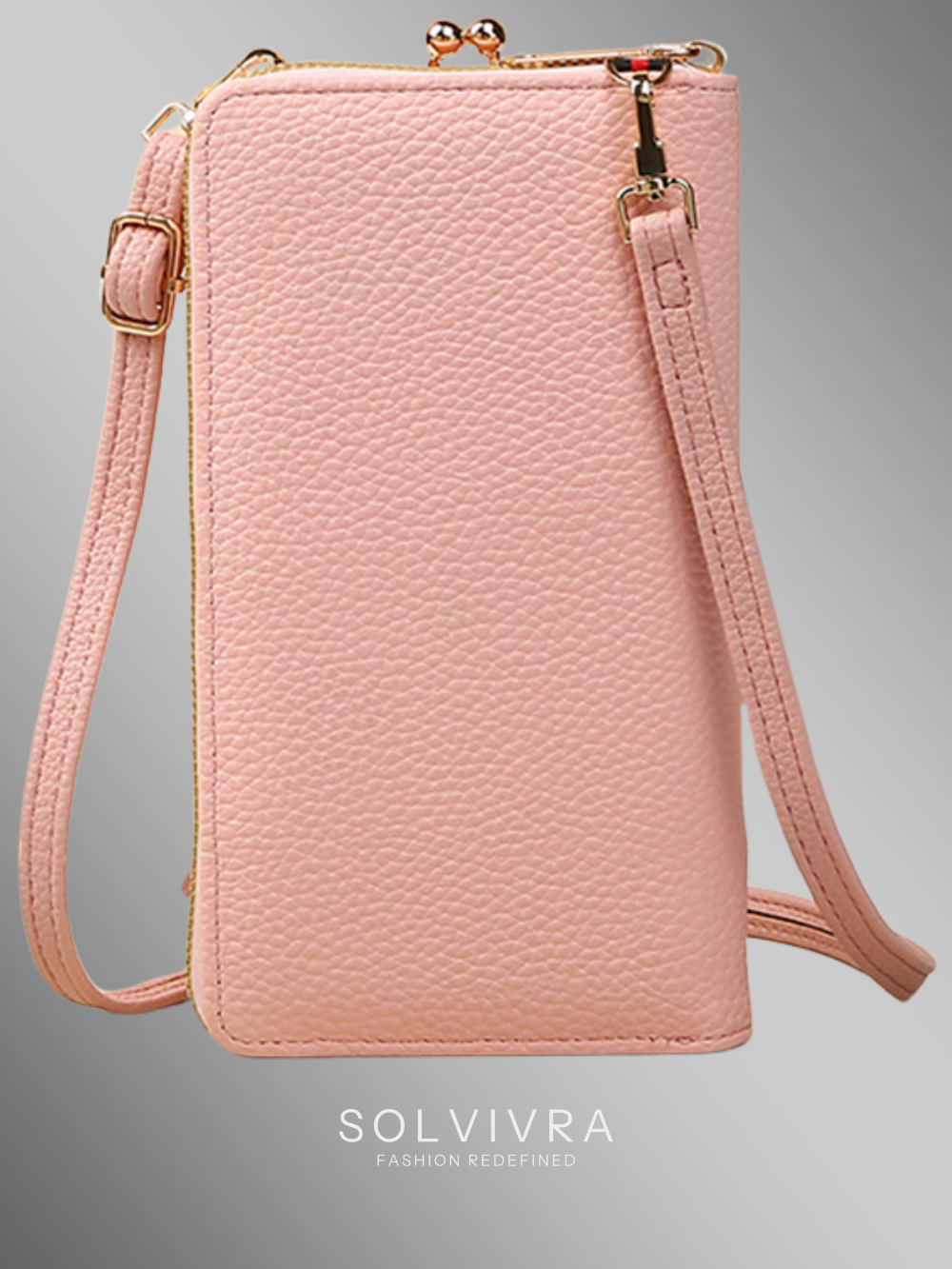 Solvivra Bloom Lock Embroidered Phone Crossbody