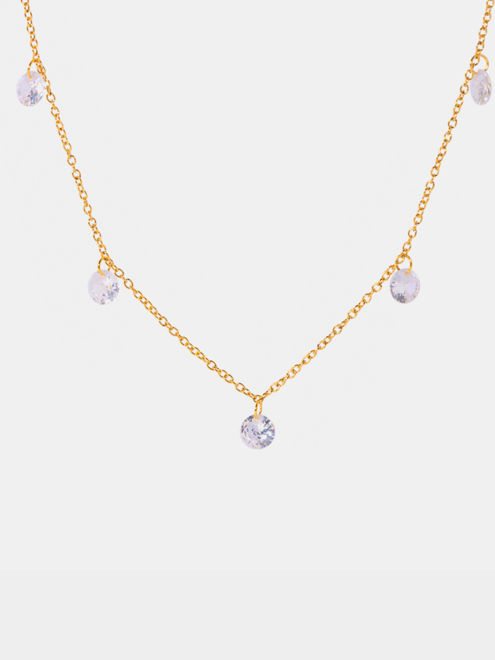 Solvivra Dainty Drop Necklace