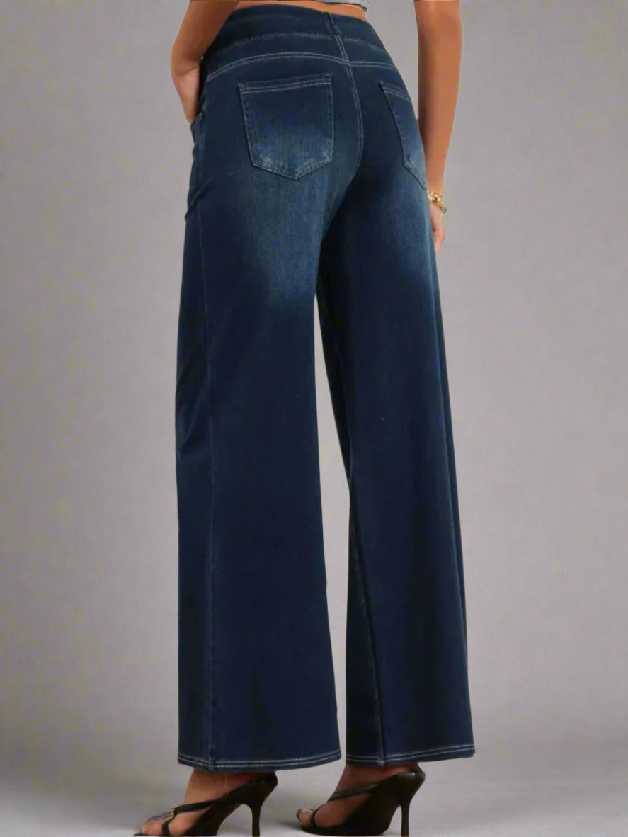 Solvivra Denim Echo Wide Leg Jeans